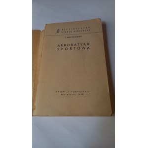 Sports acrobatics Mieczkowski 1970.