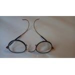 Old gilded glasses + earpieces circa 1920.