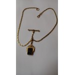 Devise moving seal gold onyx carnelian 19th century.