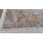 Mapa oblasti Oppeln Opole 1902.