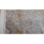 Mapa oblasti Oppeln Opole 1902.