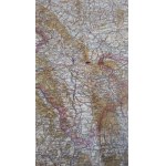 Mapa oblasti Oppeln Opole 1902.