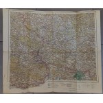 Krakow Katowice Częstochowa Gliwice map 1910.