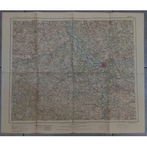 Mapa oblasti Radom 1909.