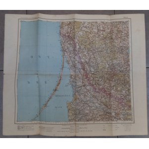 Mapa okolia Tilsitu 1900.