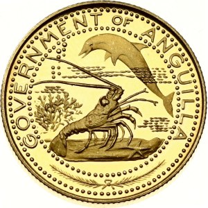 Anguilla 10 Dollars 1969 Caribbean Sealife