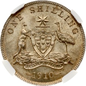 Australia Shilling 1910 NGC MS 62