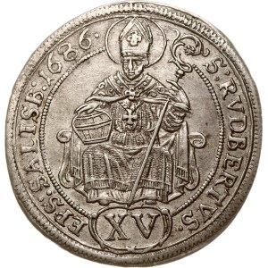 Austria Salzburg 15 Kreuzer 1686