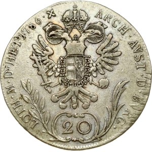 Austria 20 Kreuzer 1786A