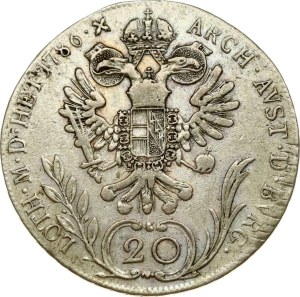 Austria 20 Kreuzer 1786A