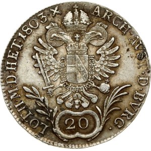 Austria 20 Kreuzer 1803C