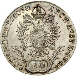 Austria 20 Kreuzer 1803A