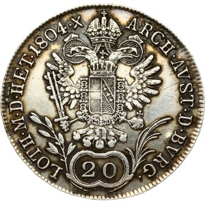 Austria 20 Kreuzer 1804B