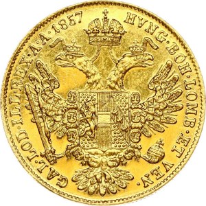 Austria Ducat 1857 A