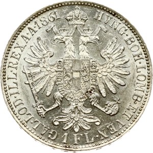 Austria 1 Florin 1861 A