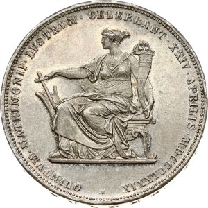 Austria 2 Gulden 1879 Silver Wedding