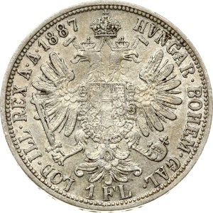 Austria 1 Florin 1887