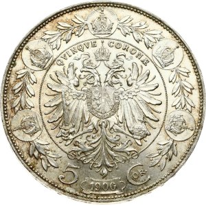 Rakúsko 5 Corona 1900