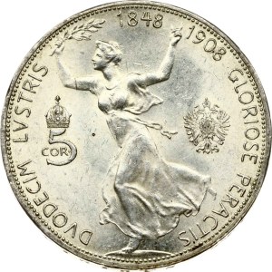 Austria 5 Corona 1908 Reign