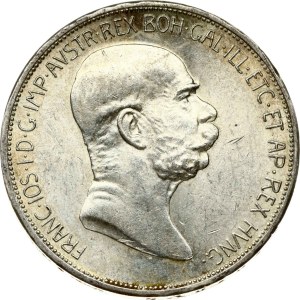 Austria 5 Corona 1908 Reign