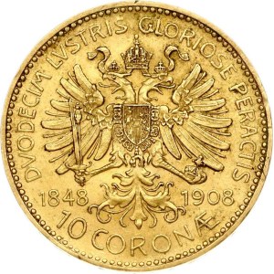 Austria 10 Corona 1908 Reign