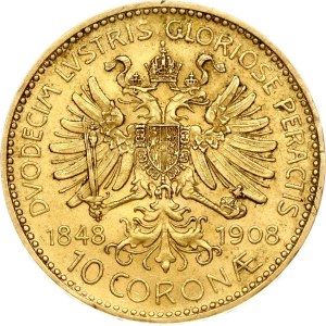 Austria 10 Corona 1908 Reign