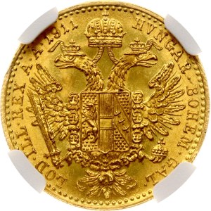 Austria Ducat 1911 NGC MS 62
