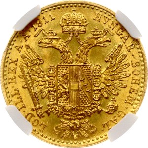 Austria Ducat 1911 NGC MS 62