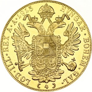 Austria 4 Ducat 1915 Restrike