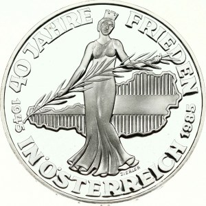 Austria 500 Schilling 1985 40 Years of Peace in Austria