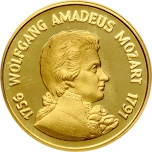 Austria Salzburg Medal ND Wolfgang Amedeus Mozart