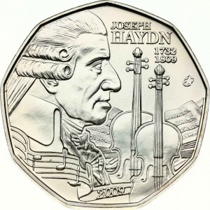Austria 5 Euro 2009 200th Anniversary of the Death of Joseph Haydn