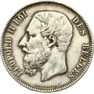 Belgium 5 Francs 1873