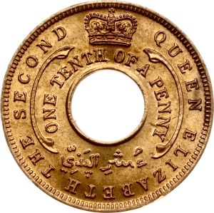 British West Africa 1/10 Penny 1956