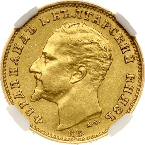Bulgaria 20 Leva 1894 КБ NGC AU 58