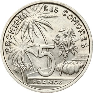 Comoro Islands 5 Francs 1964 Essai