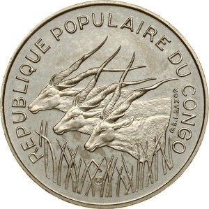 Congo 100 Francs 1971 Essai