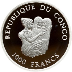 Congo 1000 Francs 2002 CFA French Franc