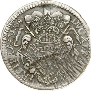 Croatia Ragusa Taler 1768 GA-MD