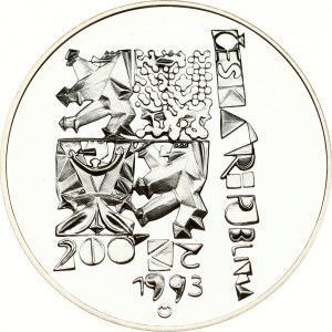 Czech Republic 200 Korun 1993 Constitution