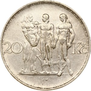 Czechoslovakia 20 Korun 1934