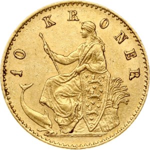 Denmark 10 Kroner 1874 CS