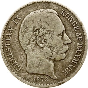 Danish West Indies 10 Cents 1878