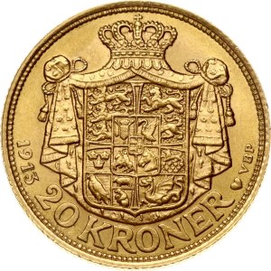 Denmark 20 Kroner 1913 VBP