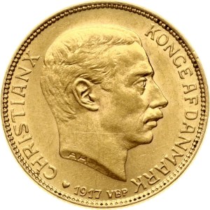Denmark 20 Kroner 1917 VBP