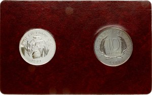 Eastern Caribbean States 10 Dollars 1981 FAO & Philippines 25 Piso 1981 FM FAO Lot of 2 coins