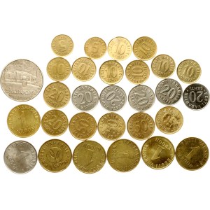 Estonia 5 Senti - 2 Krooni 1930-2008 Lot of 29 coins