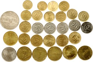 Estonia 5 Senti - 2 Krooni 1930-2008 Lot of 29 coins