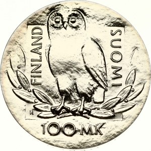 Finland 100 Markkaa 1990 H-M 350th Ann - University of Helsinki