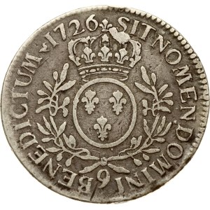 France Ecu 1726 9